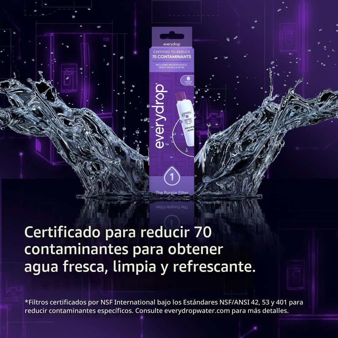 Everydrop by Whirlpool - Filtro para refrigerador de hielo y agua 1...