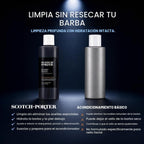 Champú hidratante para lavado de barba Scotch Porter, especias cáli...