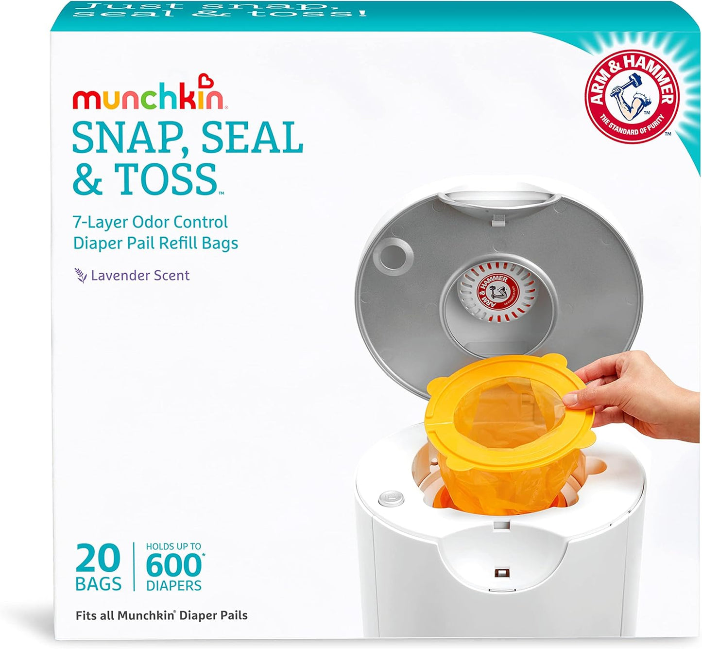 Munchkin® Set de recarga para cubos de pañales STEP™ y PAIL™ - Incl...