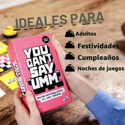 Big Potato No puedes decir UMM: un juego de fiesta para familiares...