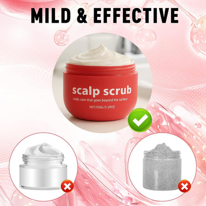 Exfoliante oficial de BYKYND LABS para cuero cabelludo con aceite de aguacate, rico en extracto de pomelo, extracto de semilla de uva y piedra pómez, exfoliante natural y cuero cabelludo seco, sin