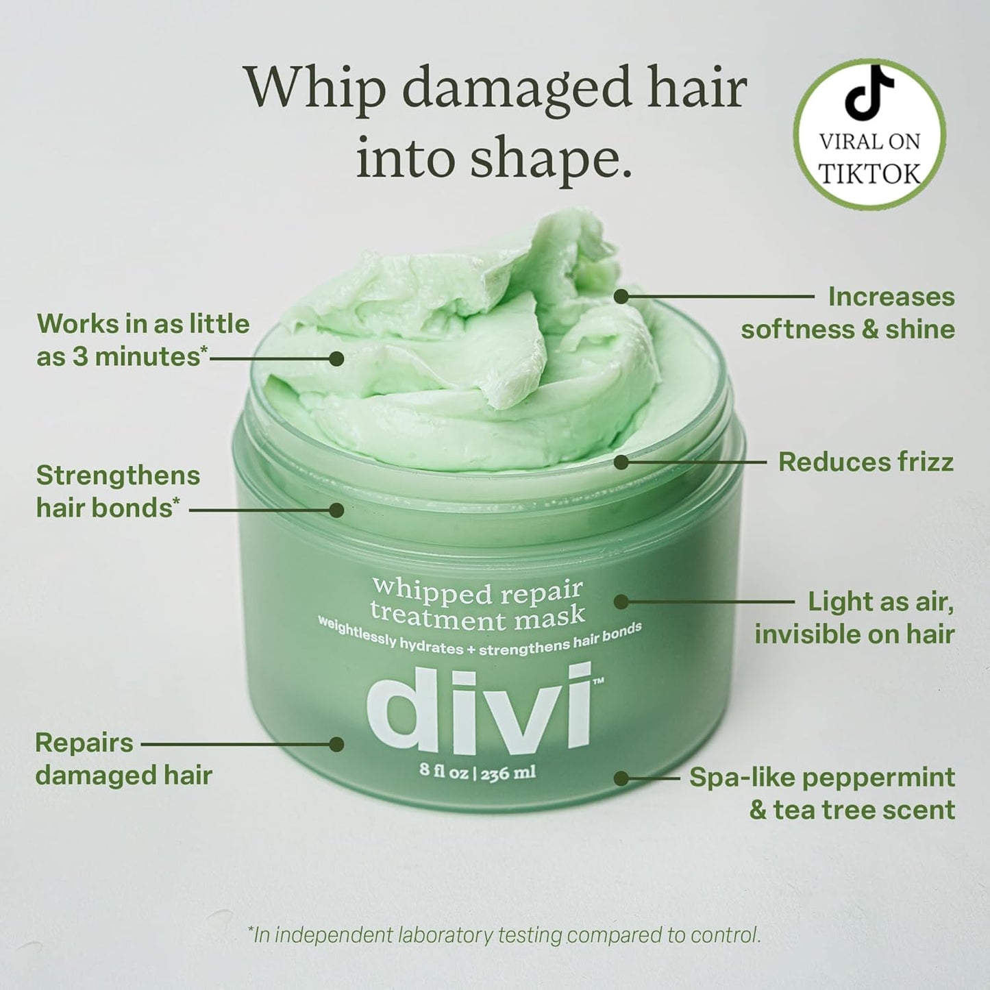 Divi Máscara de Tratamiento Capilar Whipped Repair Mascarilla de Ac...