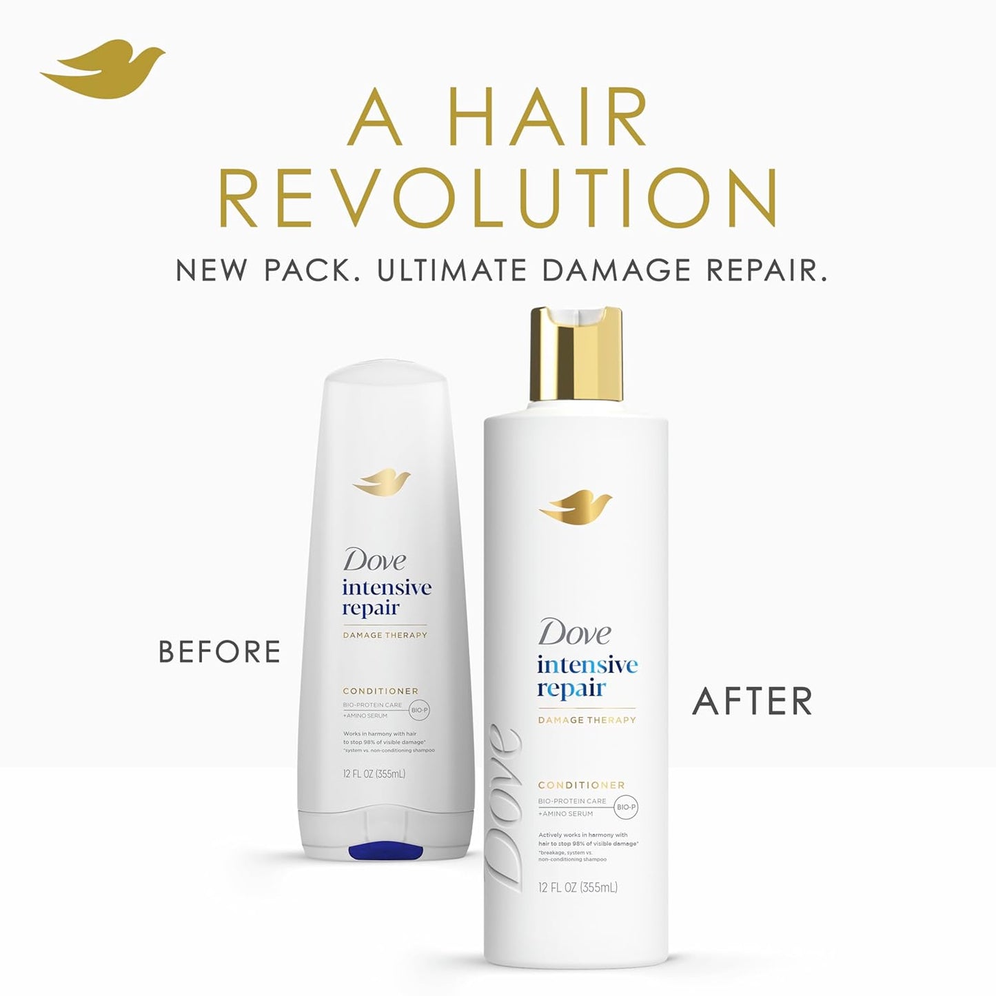 Dove Acondicionador Reparación Intensiva para Cabello Dañado Tecnol...