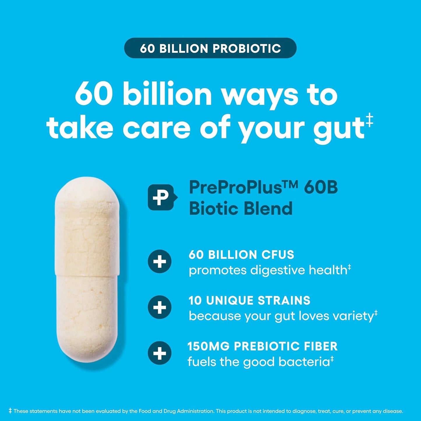Physician's CHOICE Probióticos 60 mil millones de UFC \u2013 10...