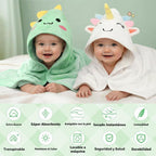 9 toallas de baño para bebés para recién nacidos (dinosaurio, unico...