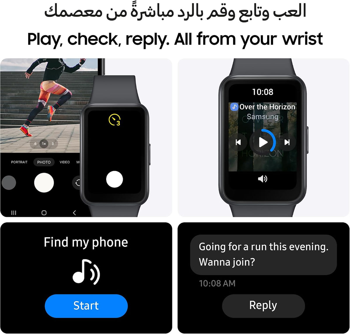 SAMSUNG Galaxy FIT 3 [2025, 40MM] pantalla AMOLED de 1.6" | Res...