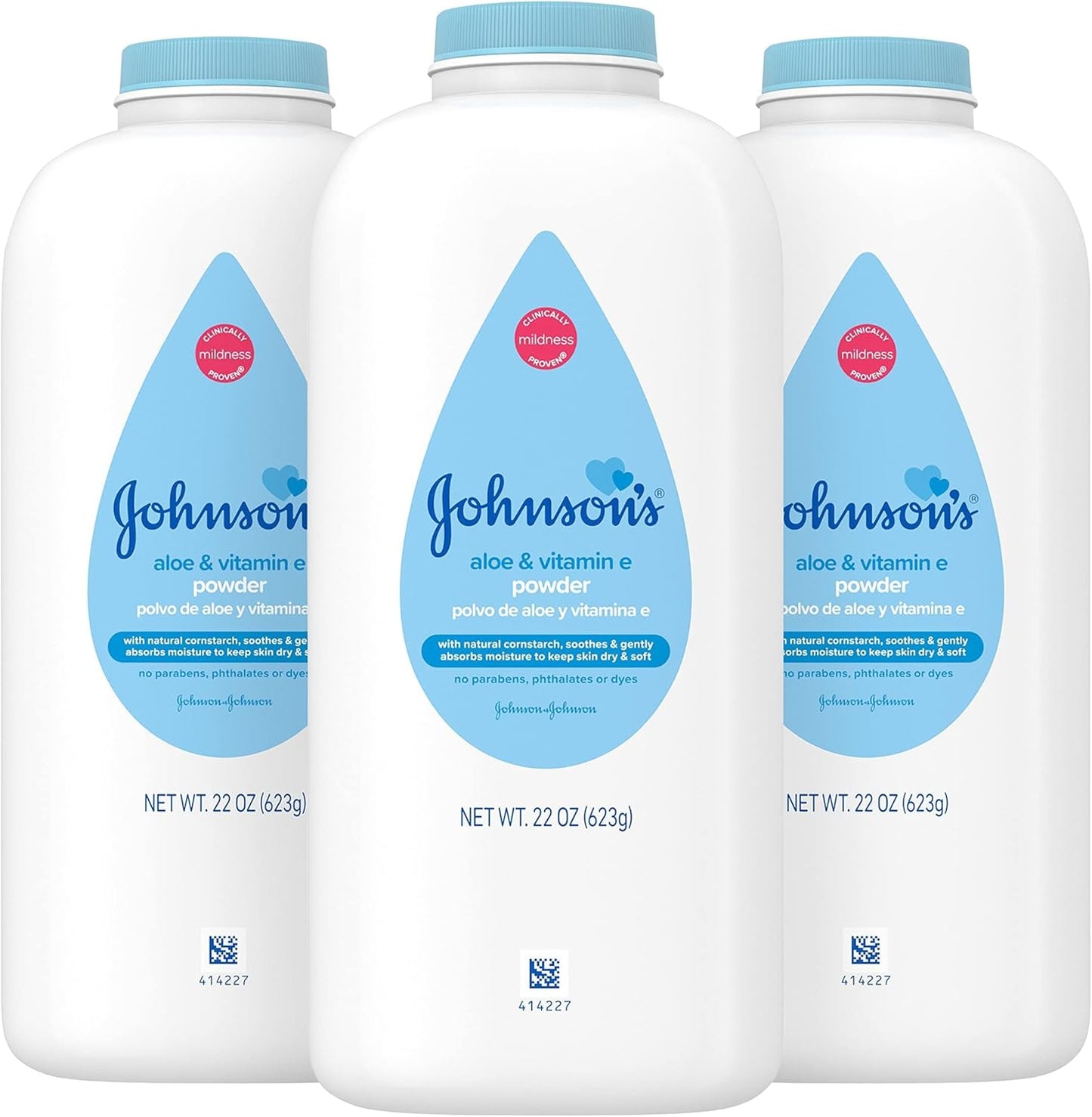 Polvo para bebés Johnson's Baby con almidón de maíz naturalment...
