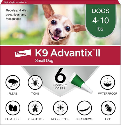 K9 Advantix II Tratamiento y prevención de pulgas, garrapatas y mos...