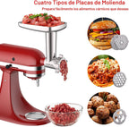 Accesorios para molinillo de carne y triturador de rodajas para mez...
