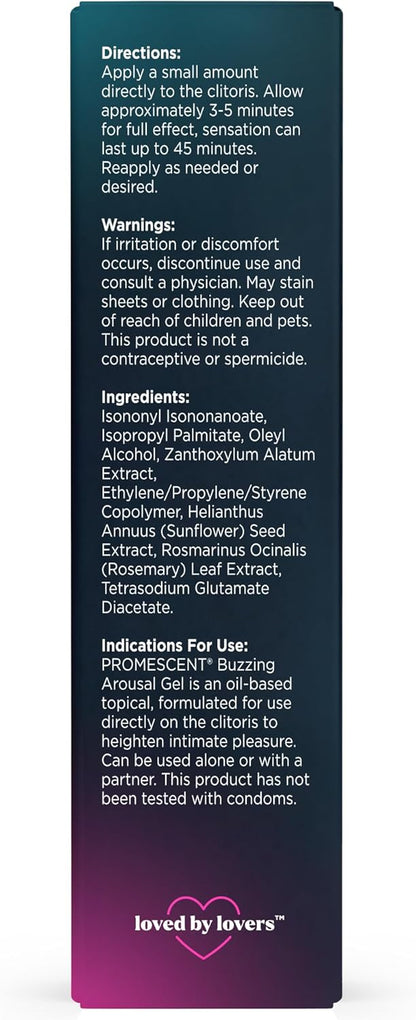 Promescent Gel Vibrante para Mujeres \u2013 Lubricante Íntimo que M...
