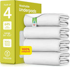 IMPROVIA® Almohadillas lavables para incontinencia reutilizables de...