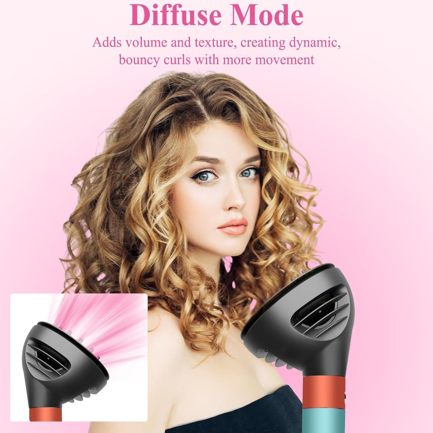 ZEPHBLOW Difusor de rizos ondulados para Dyson Airwrap, modos de cú...