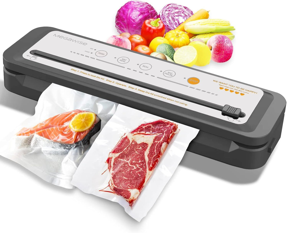 MEGAWISE - Máquina selladora al vacío, sellador de alimentos portát...