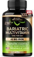 Multivitamínico bariátrico - Suplementos de hierro de 45 mg - Fabri...