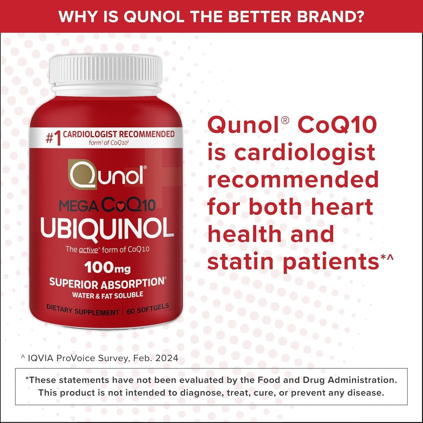 Qunol Mega Ubiquinol CoQ10 Suplemento natural de C0Q10 solubre en a...
