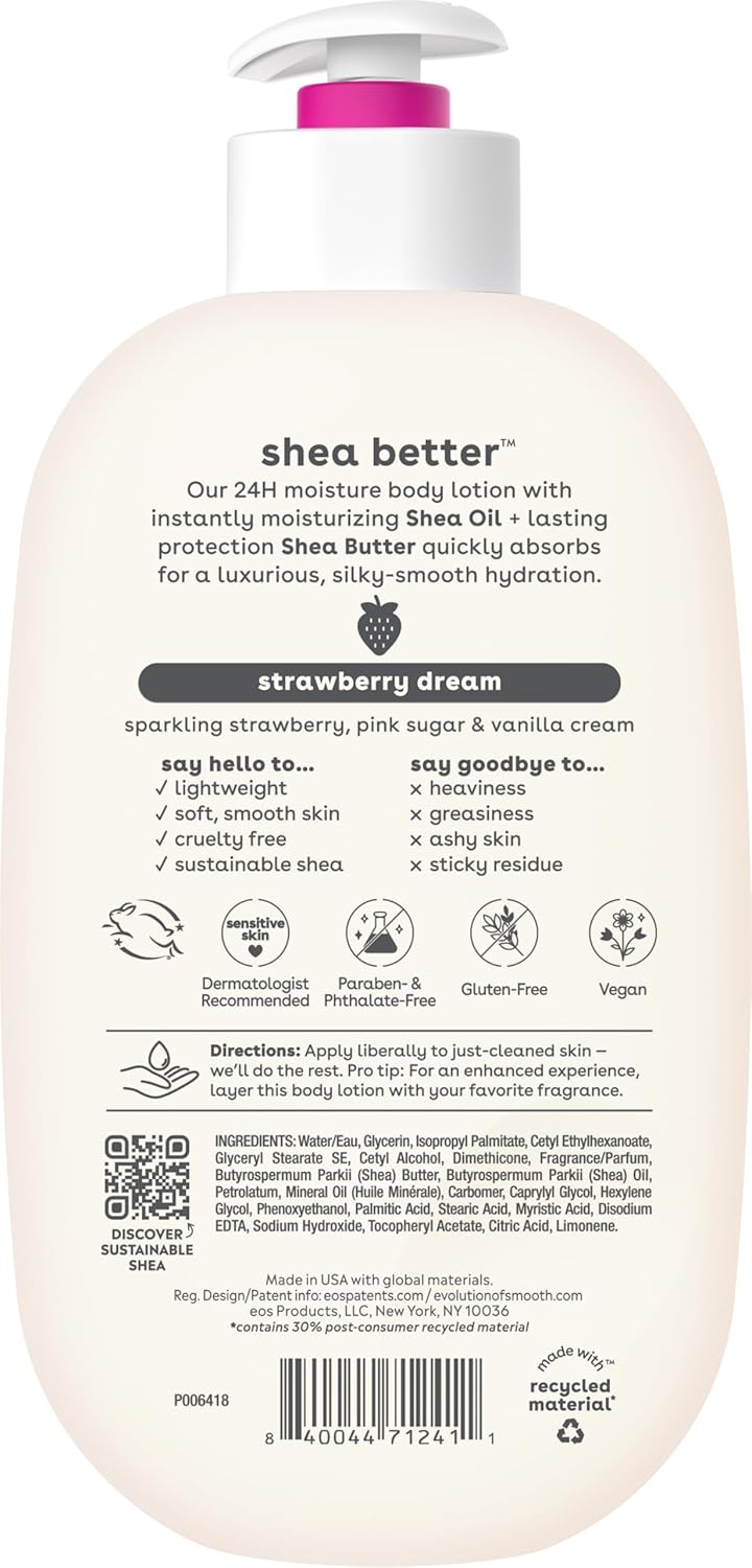 eos Loción Corporal Shea Better Strawberry Dream, Cuidado de la Pie...