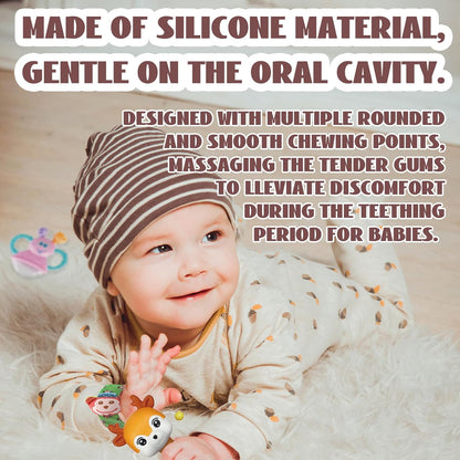 Cocurb Juego de 30 piezas de juguetes de bebé de alto contraste para bebés, sonajeros, juguetes de dentición y calcetines de muñeca, adecuado para 6 meses, regalo perfecto para bebés para niños y