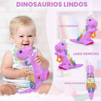 Juguetes Musicales de Peluche de Dinosaurio Bebé para 0-3-6-9-12 Me...