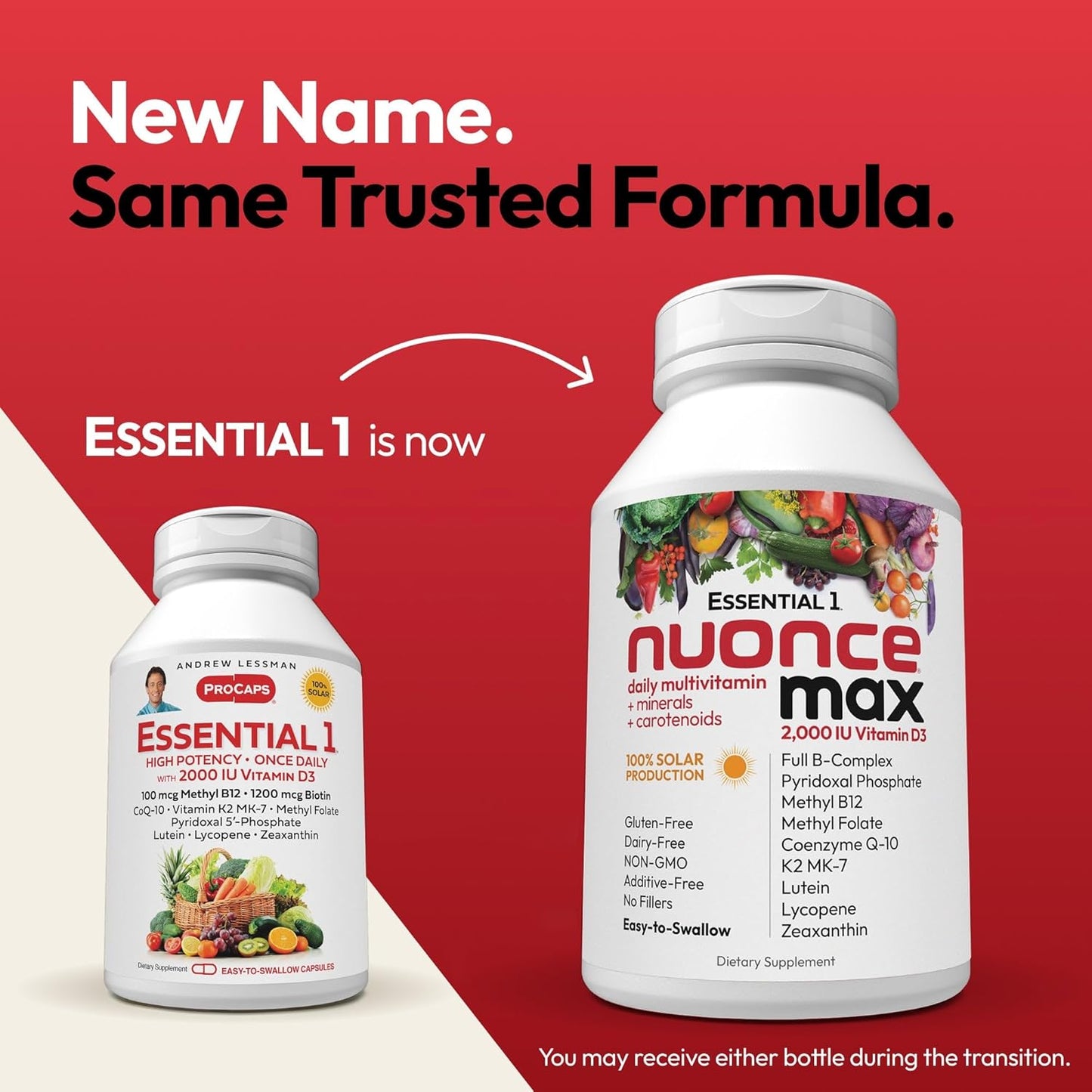 ANDREW LESSMAN Essential-1 nuonce max Multivitamínico 2000 UI Vitam...