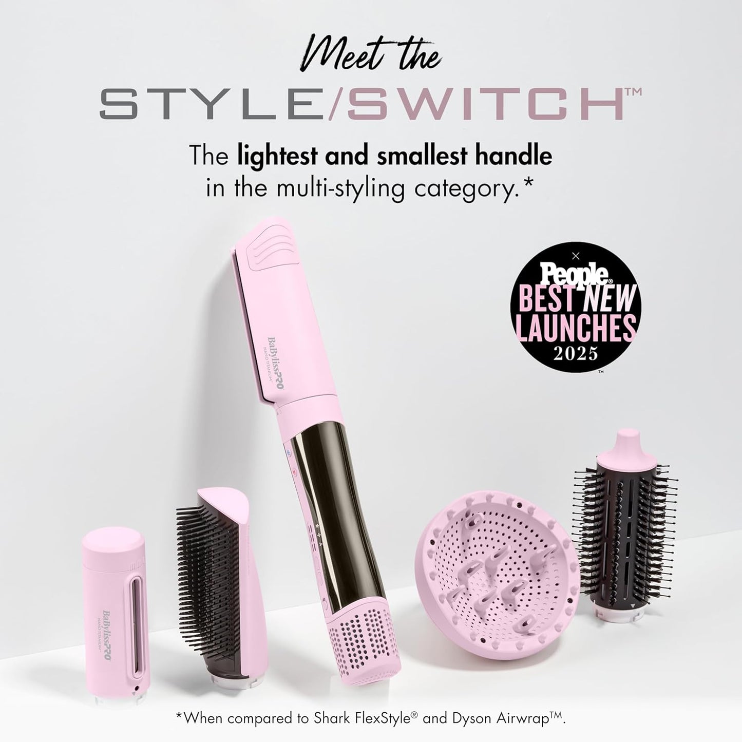 BaBylissPRO StyleSwitch Ionic Multi-Styler, Air Styler and Hair Dry...