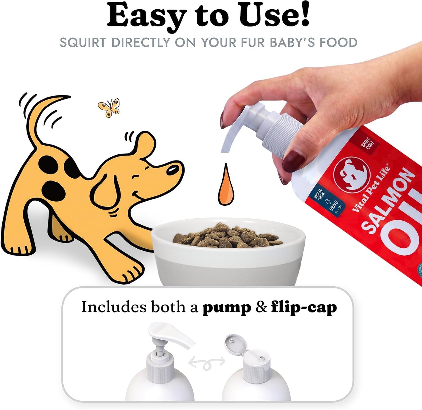 Aceite de salmón para perros y gatos \u2013 Piel y pelaje saludable...