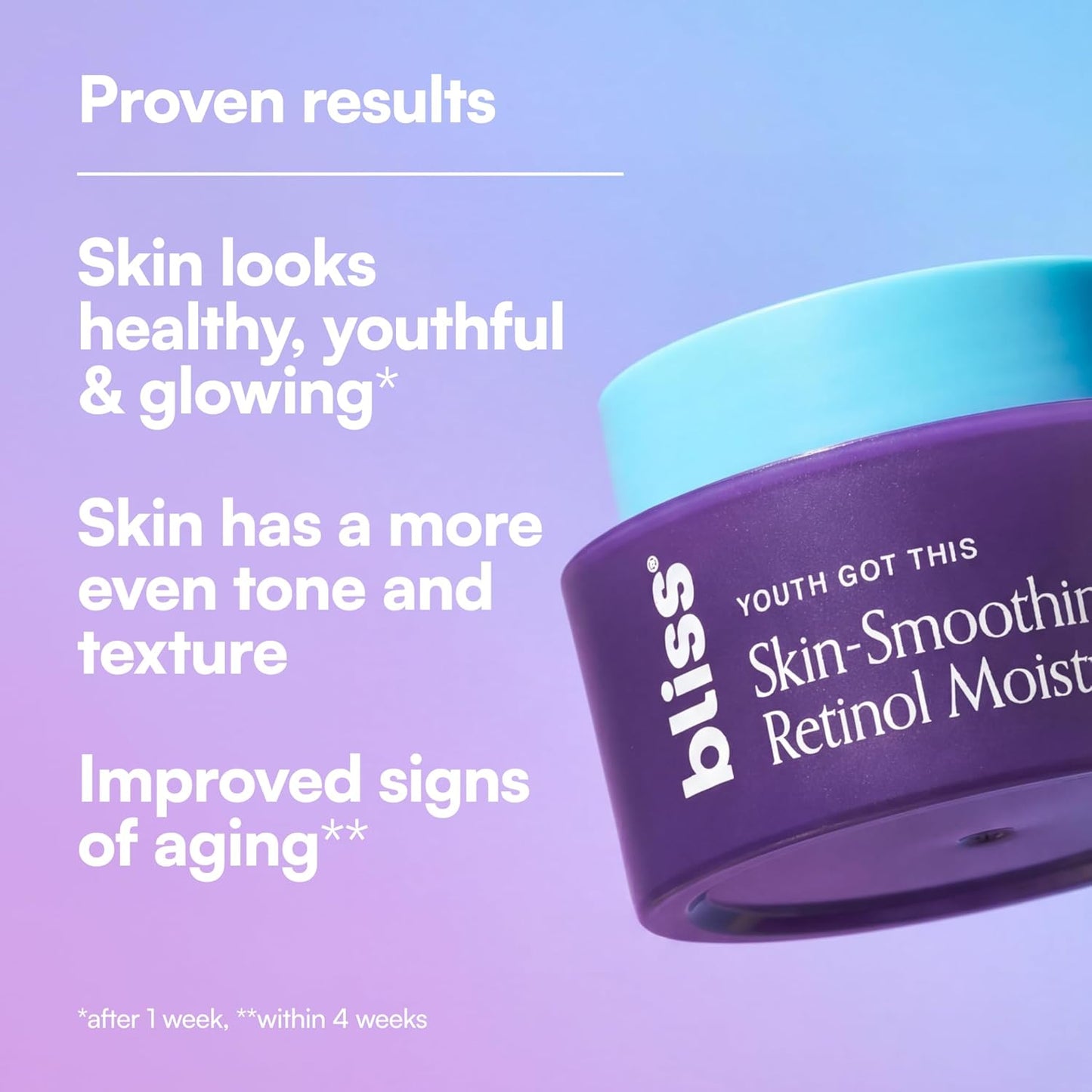 bliss Youth Got This and Pure Retinol - Hidratante de hidratación p...