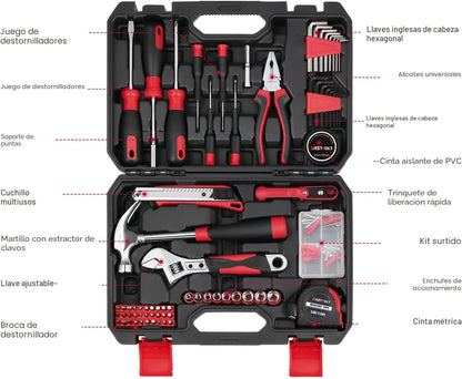 Eastvolt EVHT12801 - Juego de herramientas de reparación del hogar...