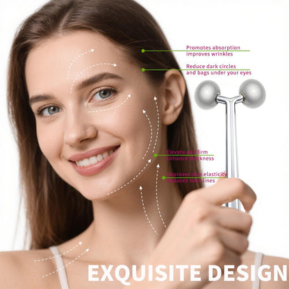Annarose - Rodillo masajeador facial para la piel y Gua Sha, herram...