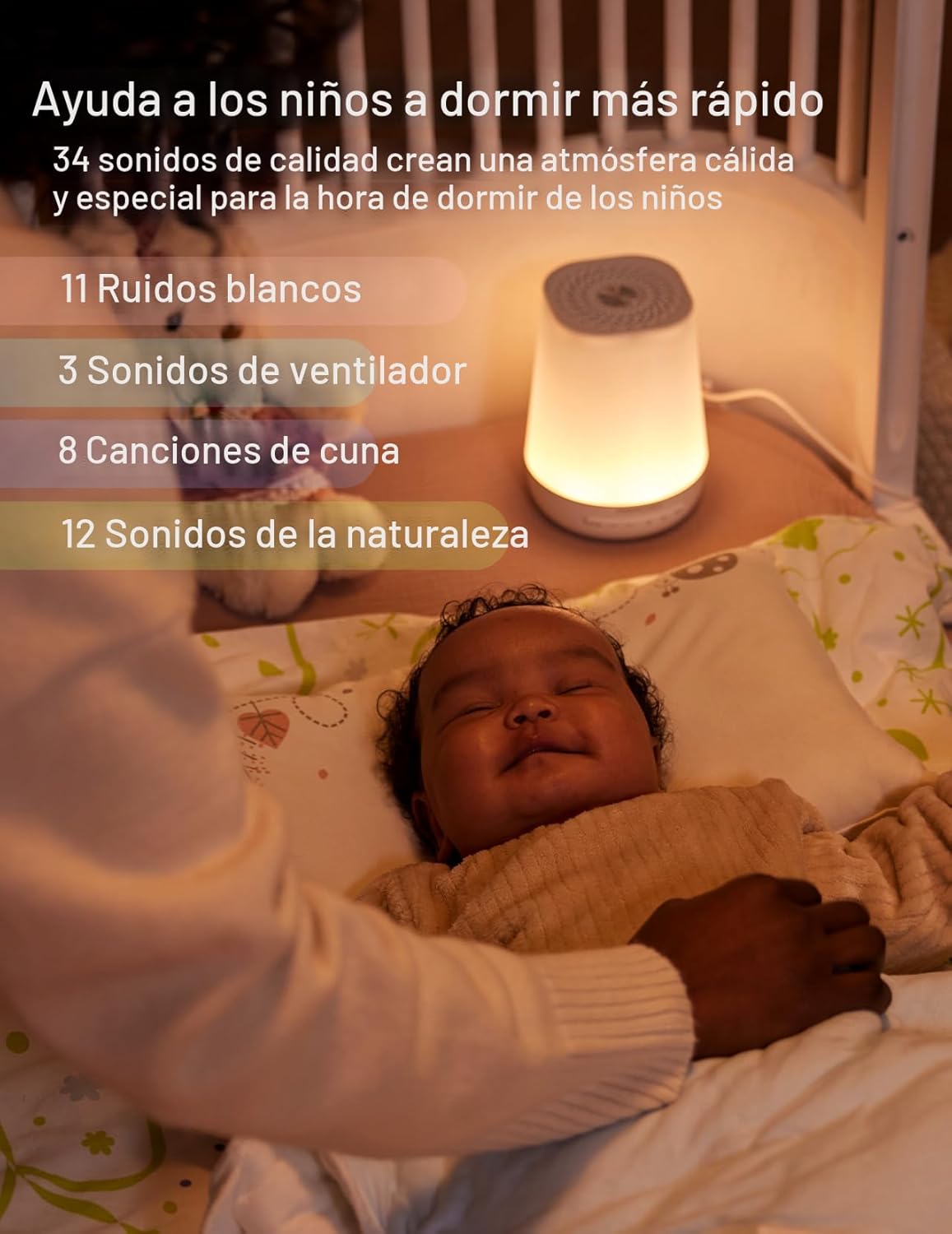 Momcozy - Máquina de sonido para bebés, máquina de ruido blanco par...