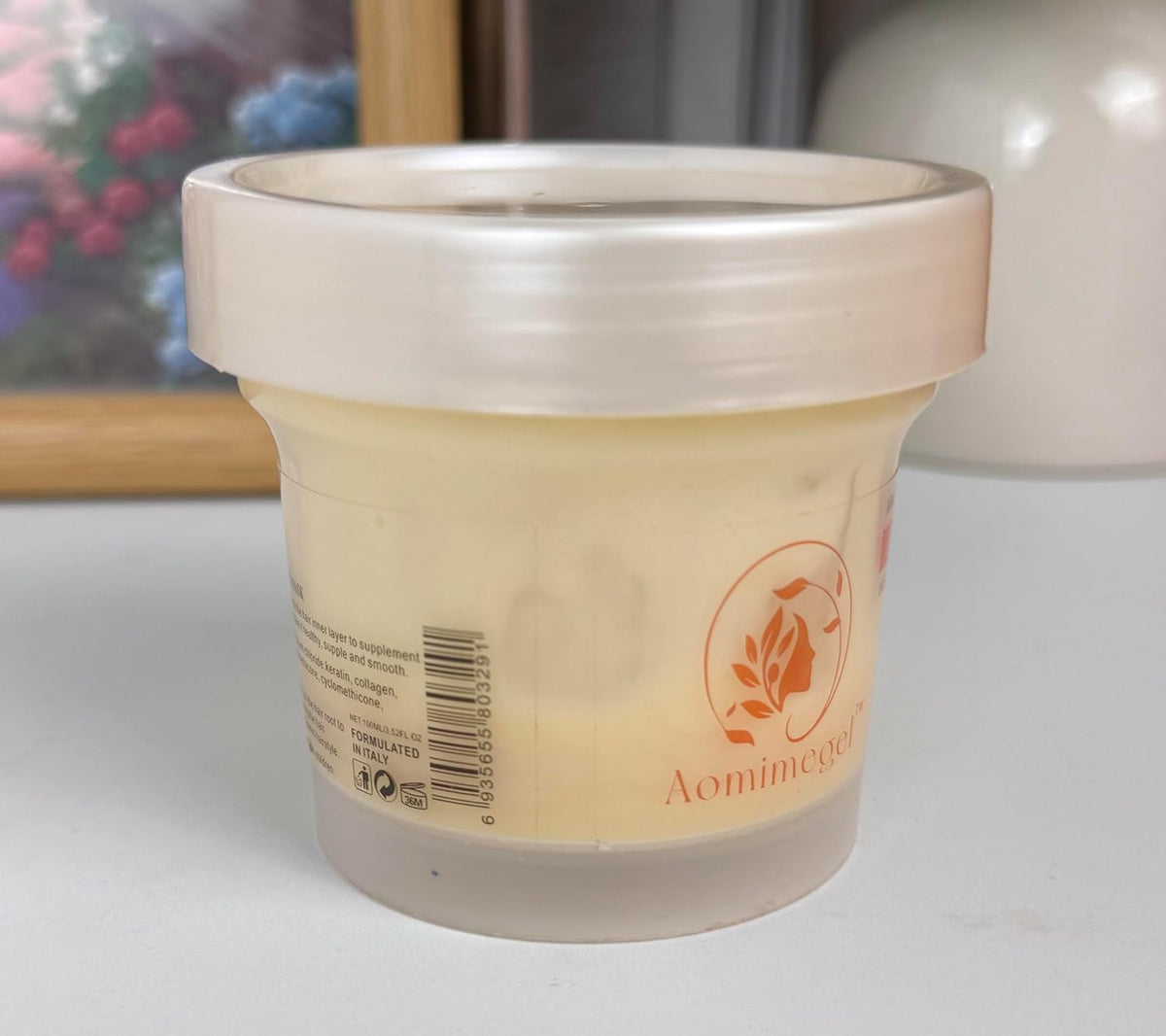 Aomimegel Máscara de cabello de colágeno, máscara de cabello con ac...