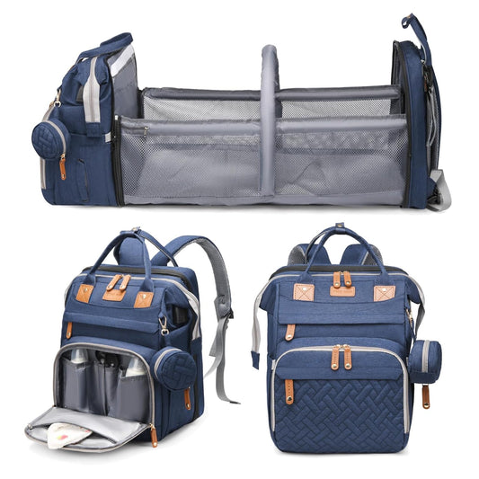 Jeryswet - Mochila para pañales con cambiador, impermeable, de gran...