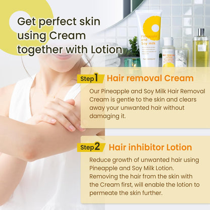 SUZUKI HERB LABORATORY Crema depilatoria (8.1 onzas \/ 8.11 oz) y l...