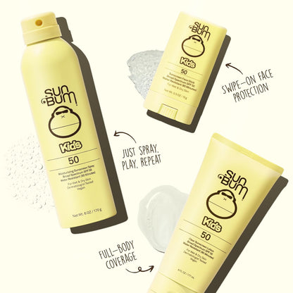 Sun Bum Protector Solar en Barra Facial Transparente SPF 50 para Ni...
