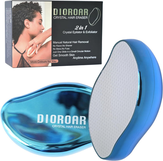 DIOROAR Borrador de pelo de cristal, eliminador de pelo de cristal,...