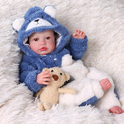 BABESIDE Reborn Baby Doll Boy - Muñeca realista de vinilo suave de...