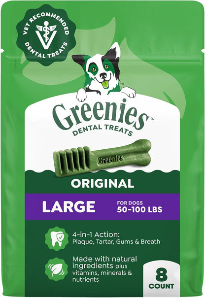 Greenies Golosinas dentales naturales para perros adultos recomenda...