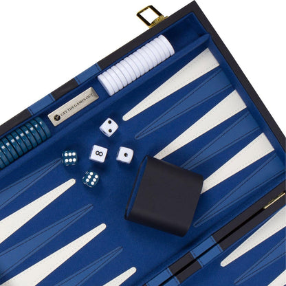 Juego de mesa de Backgammon con estuche, disponible en tamaños pequ...