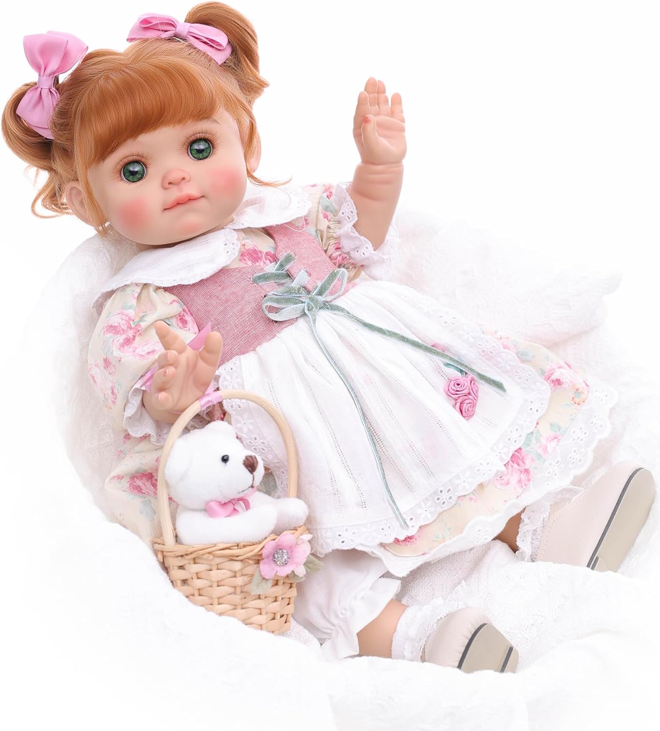 Muñeca bebé de Cloveray, muñeca reborn realista de 18 pulgadas con...