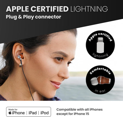 Symphonized Auriculares para iPhone, sonido de graves profundos con...