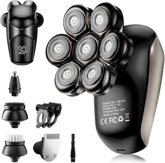 SHPAVVER Afeitadoras de cabeza para hombres calvos: maquinilla de a...