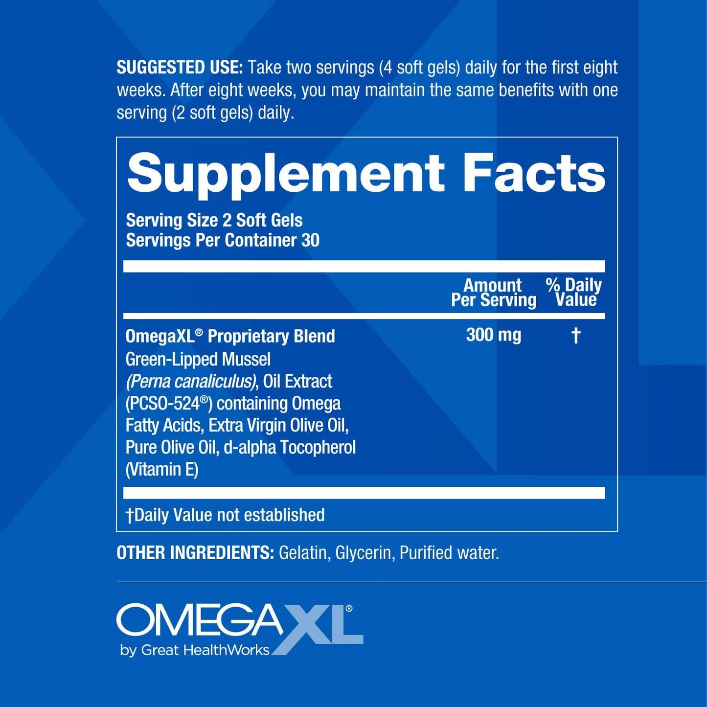 OmegaXL Suplemento de Apoyo Articular - Apoyo Natural para Músculos...