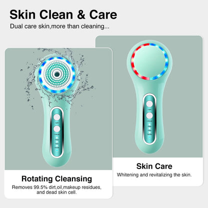 UMICKOO Exfoliante facial, cepillo de limpieza facial recargable co...