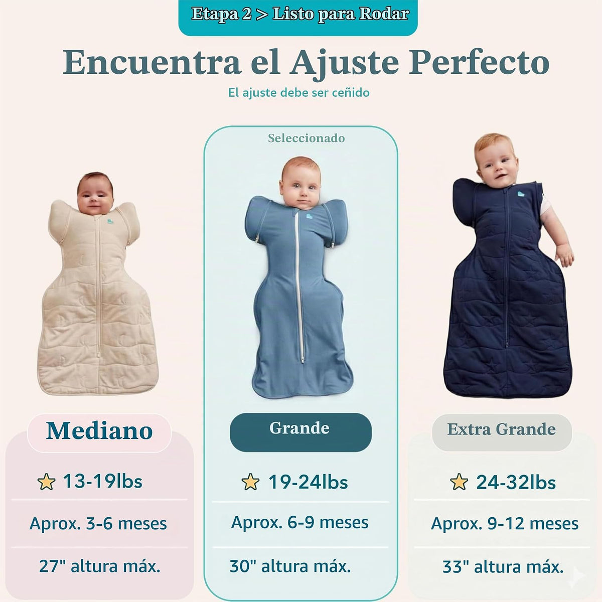 Love to Dream Swaddle Up - Bolsa de transición original, saco de do...