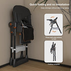 SmartEdge Silla Alta para Bebé con Ruedas, Sillas Altas Plegables 3...