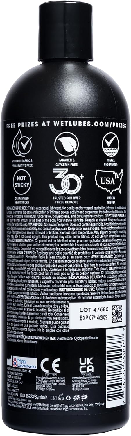 Wet Lubricante comestible saborizado, lubricante personal de alta c...
