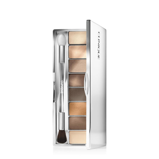 Clinique All About Shadow Paleta de Sombra de Ojos, 8 Tonos Sedosos...