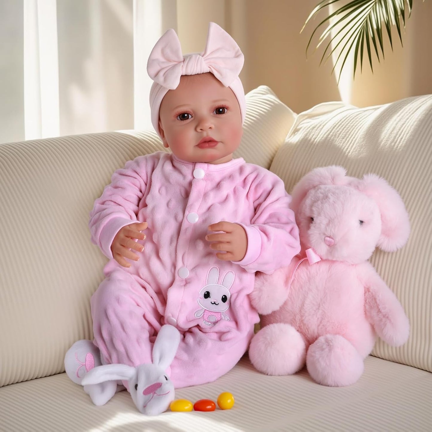 BABESIDE Reborn Baby Dolls - Muñeca realista de vinilo suave de 20...