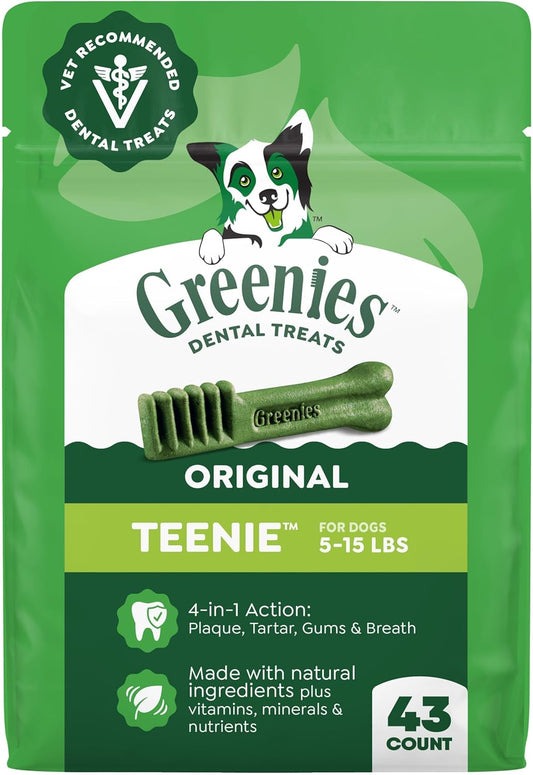 Greenies - Golosinas dentales naturales para perros recomendadas po...