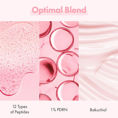 TOSOWOONG Suero Pink Peptide 12 PDRN con ADN de salmón PDRN, 33 ml/1.11 oz, 10320 ppm, 12 péptidos, niacinamida, brillo para la piel, hidratante, humectante, tono de piel desigual, cuidado coreano