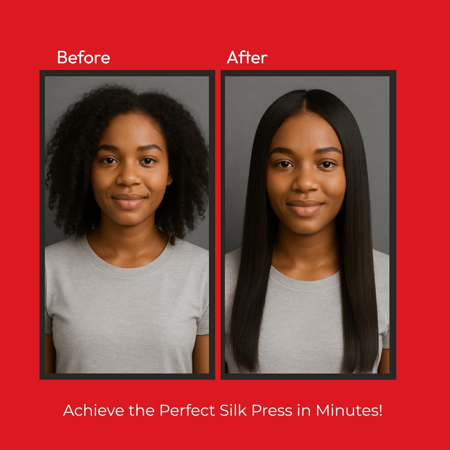 Red by Kiss Cepillo alisador de cabello iónico 2 en 1 con revestimiento de cerámica, temperatura ajustable, apagado automático, cerdas protectoras de piel y cable giratorio de 360°, suave y estilo en